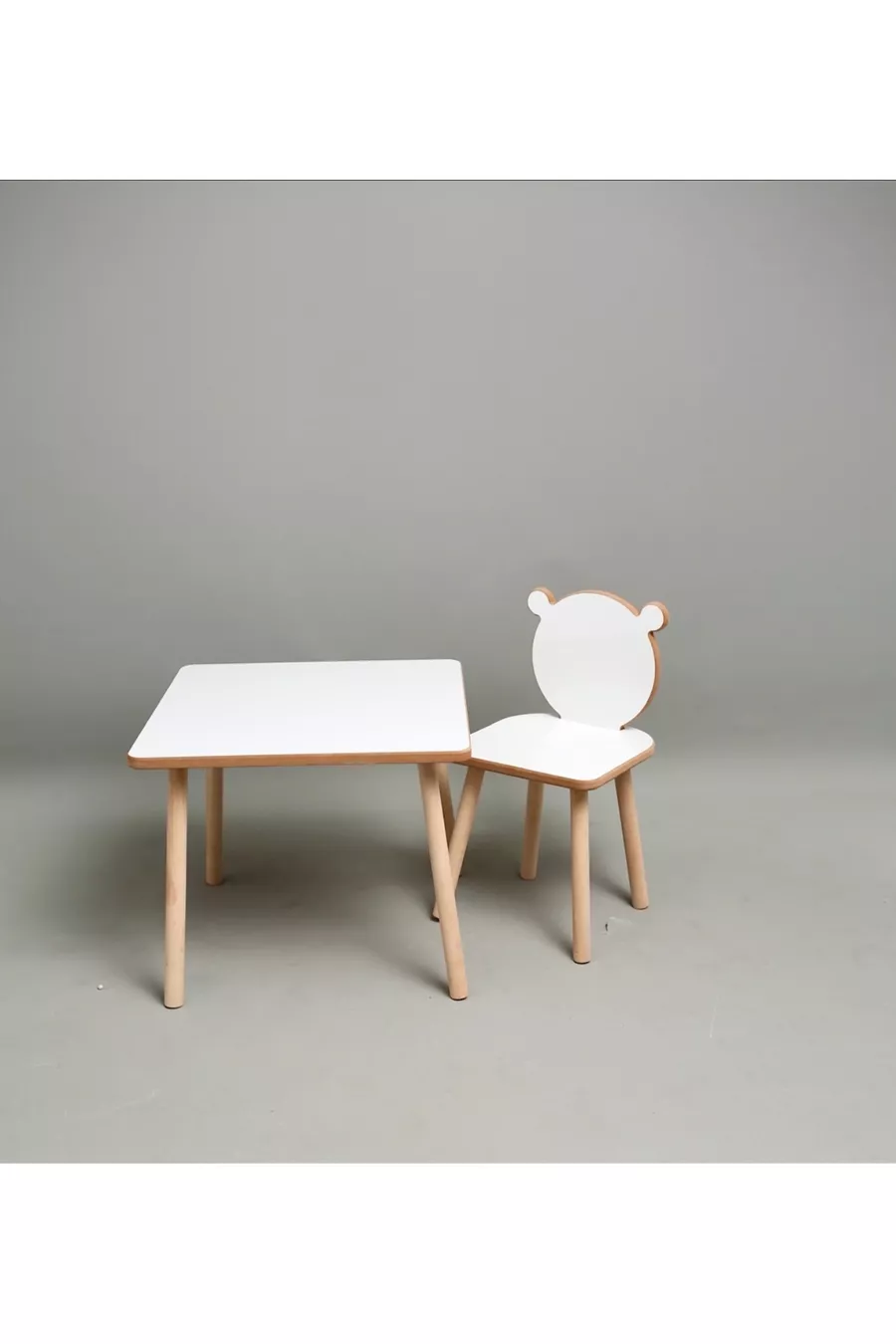 Table d'activités pour enfants - Table d'activités Montessori - Bureau et chaise pour enfants