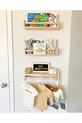 Bibliothèque Montessori Étagère Murale pour Chambre d'Enfant et Bébé Bibliothèque en Bois 3 Pièces  cm