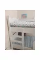 Lit superposé double en MDF avec profil, blanc, séparables
