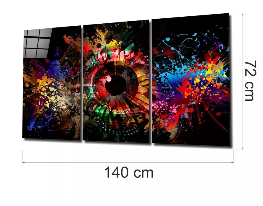 Peinture sur Verre Méga Couleurs dans Mes Yeux