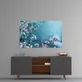 Peinture sur verre de fleurs de printemps