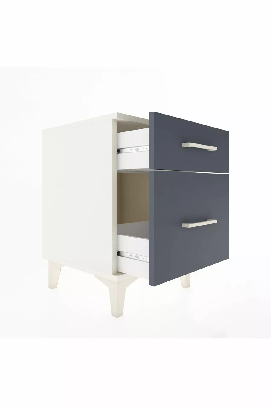 Hyperion Commode 2 Lades Agaatgrijs-Antraciet