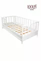 Lit pour bébé et enfant unisexe en bois naturel
