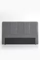 Ensemble Lit Wool Sense - Sommier - Tête de Lit - Gris Foncé