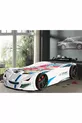 Lit voiture, Lit voiture Merso avec pare-vent - Blanc