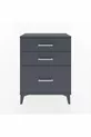 Arges Commode 3 Lades Antraciet-Antraciet