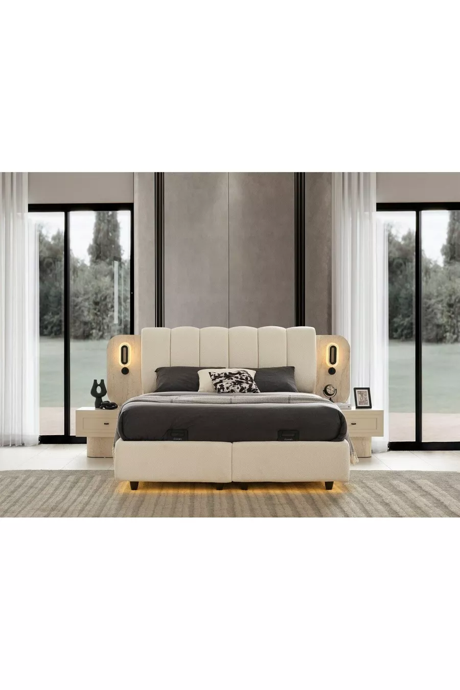 CAMERA DA LETTO HEYBELİ IN MDF