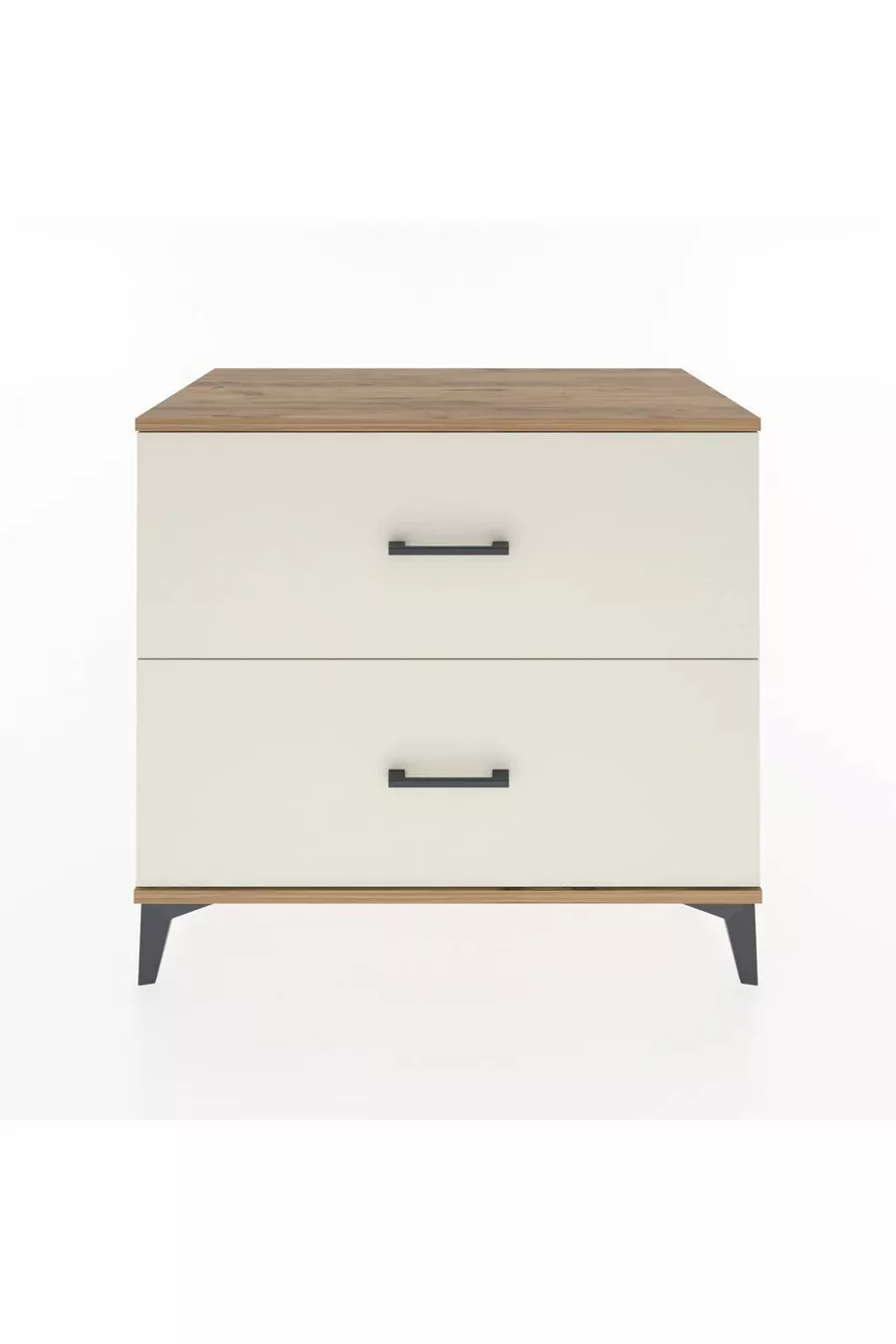 Commode Hyperion 2 tiroirs Pin-Ambre