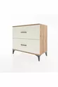 Commode Hyperion 2 tiroirs Pin-Ambre