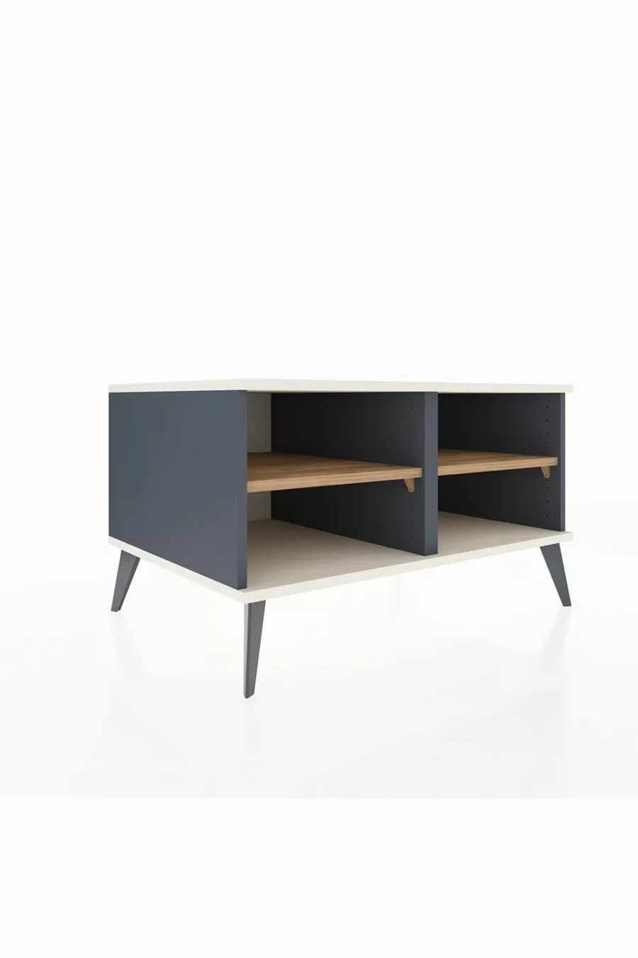 Kronos Kast 2 Planken Antraciet-Leisteen/Den