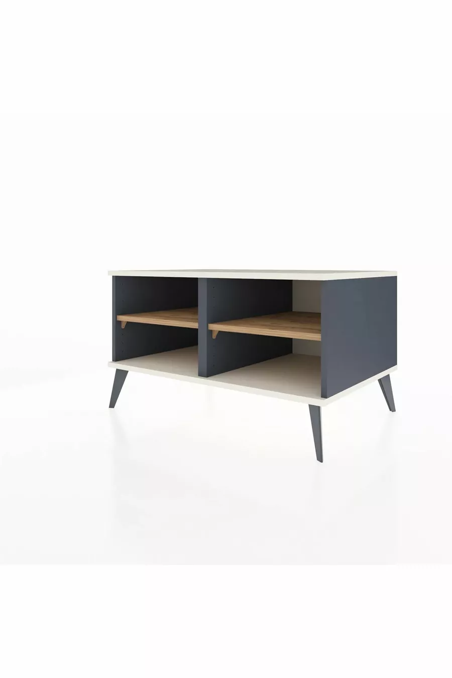 Kronos Kast 2 Planken Antraciet-Leisteen/Den