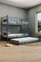 Lily Cub Tiener Kinderkamer Metalen stapelbed en bedframe Marineblauw