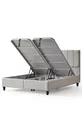 Ensemble 3 pièces Lit double Magnolia entièrement orthopédique antibactérien + Sommier avec coffre + Tête de lit