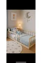 Solid Wood Round Slatted Natural Bed Frame Children's Bed cm X cm Natural Wood