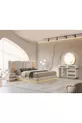 Turquoise MDF-Based LED Bedroom Set