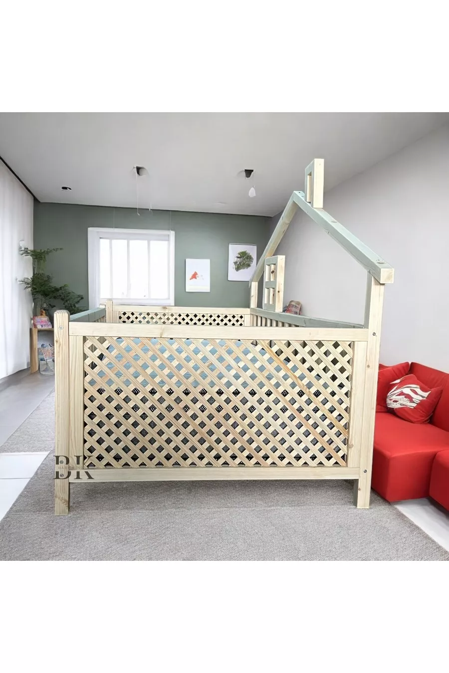 Lit Montessori Deluxe en bois naturel pour bébés et enfants