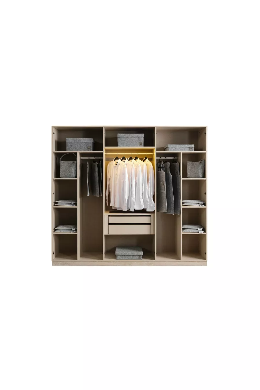 Chambre à coucher Oliver Bazalı - Avec porte en verre