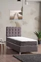 Ensemble tête de lit et sommier simple Bengü Gris *