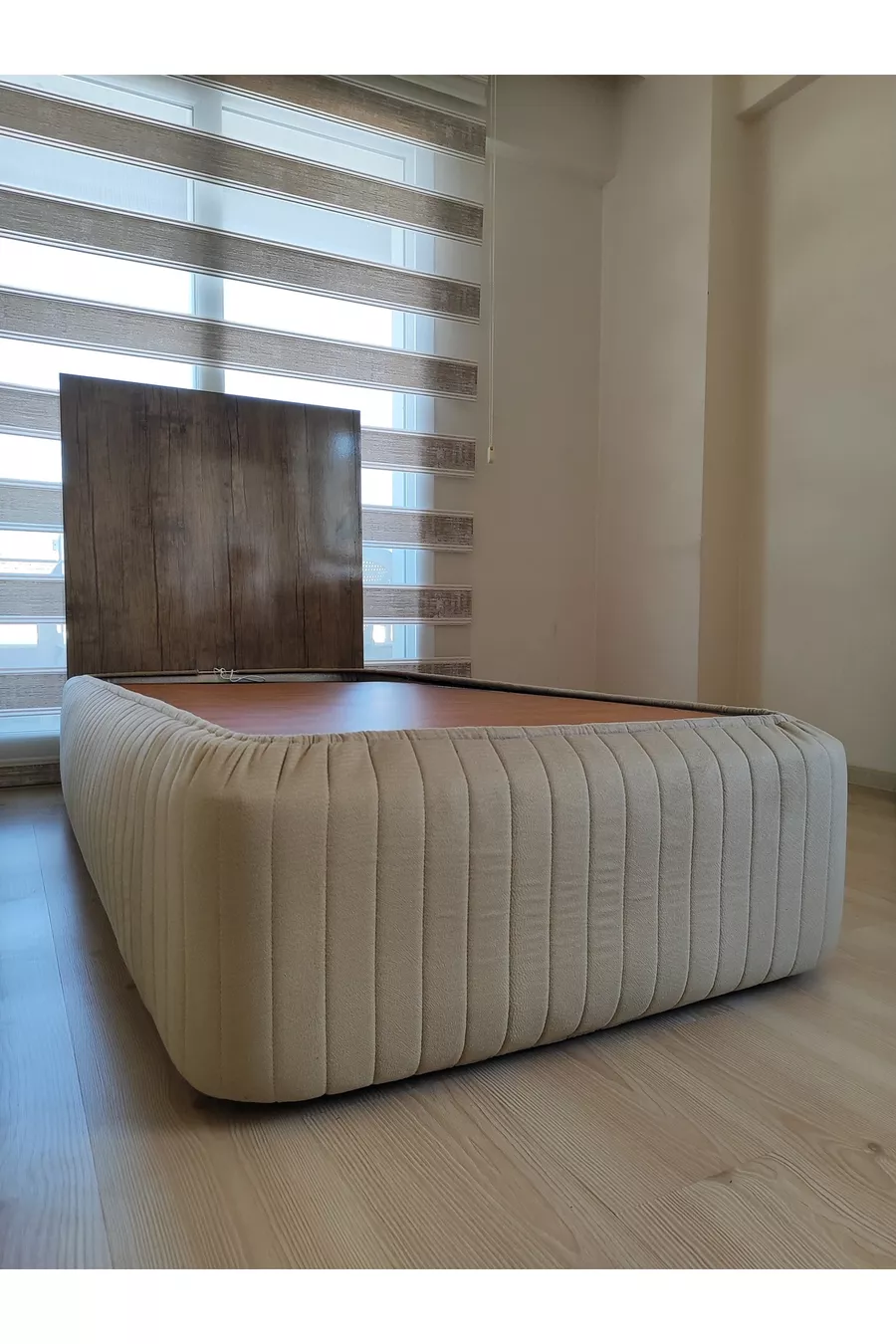 Design Sonne LEINEN Bettrahmenkante BEZUG
