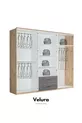Set camera da letto in legno (Armadio + Comò + Comodino + Letto)