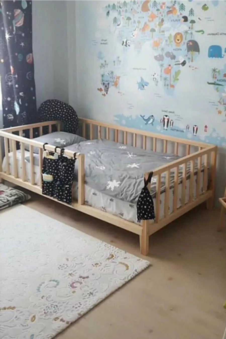 DESİGN Ahşap Montessori Yatak 