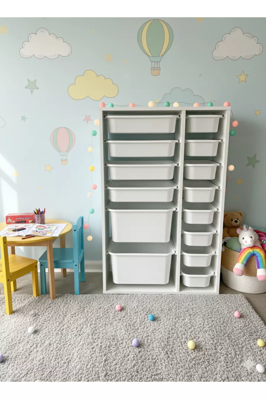 Lade Multifuntionele Speelkast en Opbergunit – Kinderkamer Organizer MET ETIKET CADEAU