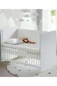 Schommelende en Vaste Babywieg bij Moeder - Babybed - Parkbed - Wit - Cm - 