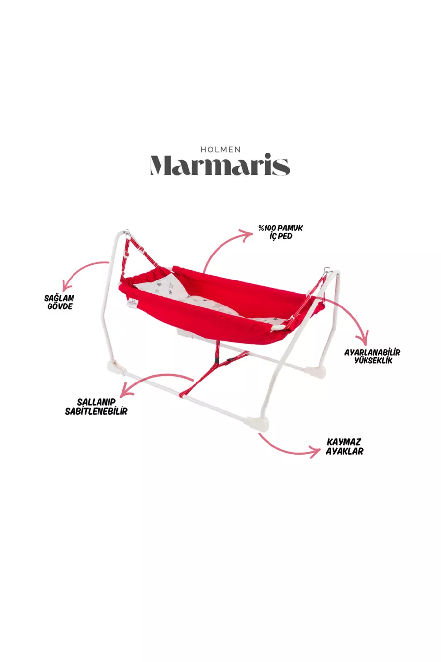 Hamac pour bébé Marmaris - Rouge
