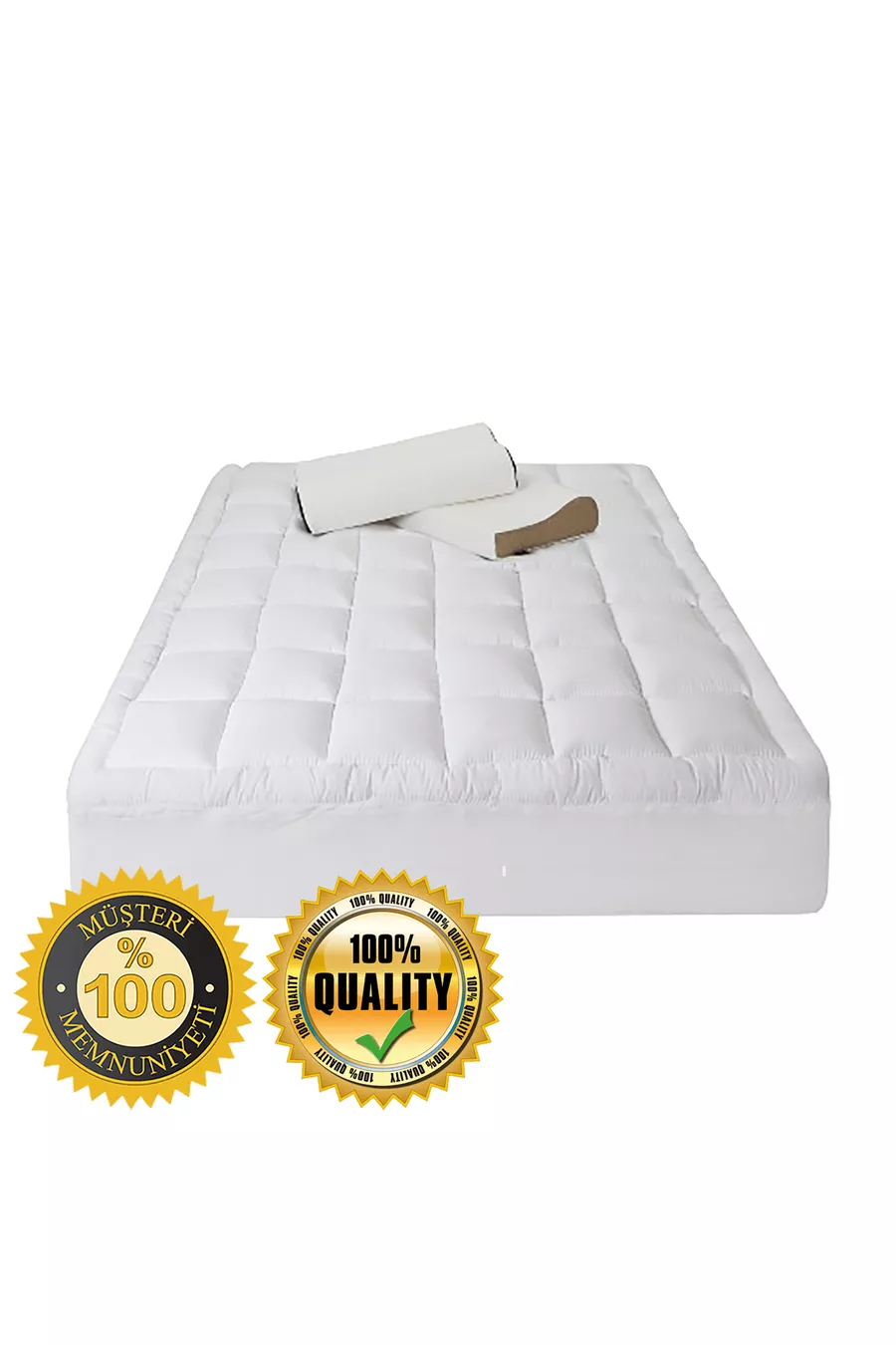 Bed Saver Sleep Pad Mattress Pad Sleep Mattress Micro Cotton Puffy Sleep Pad with Pillowcase Gift