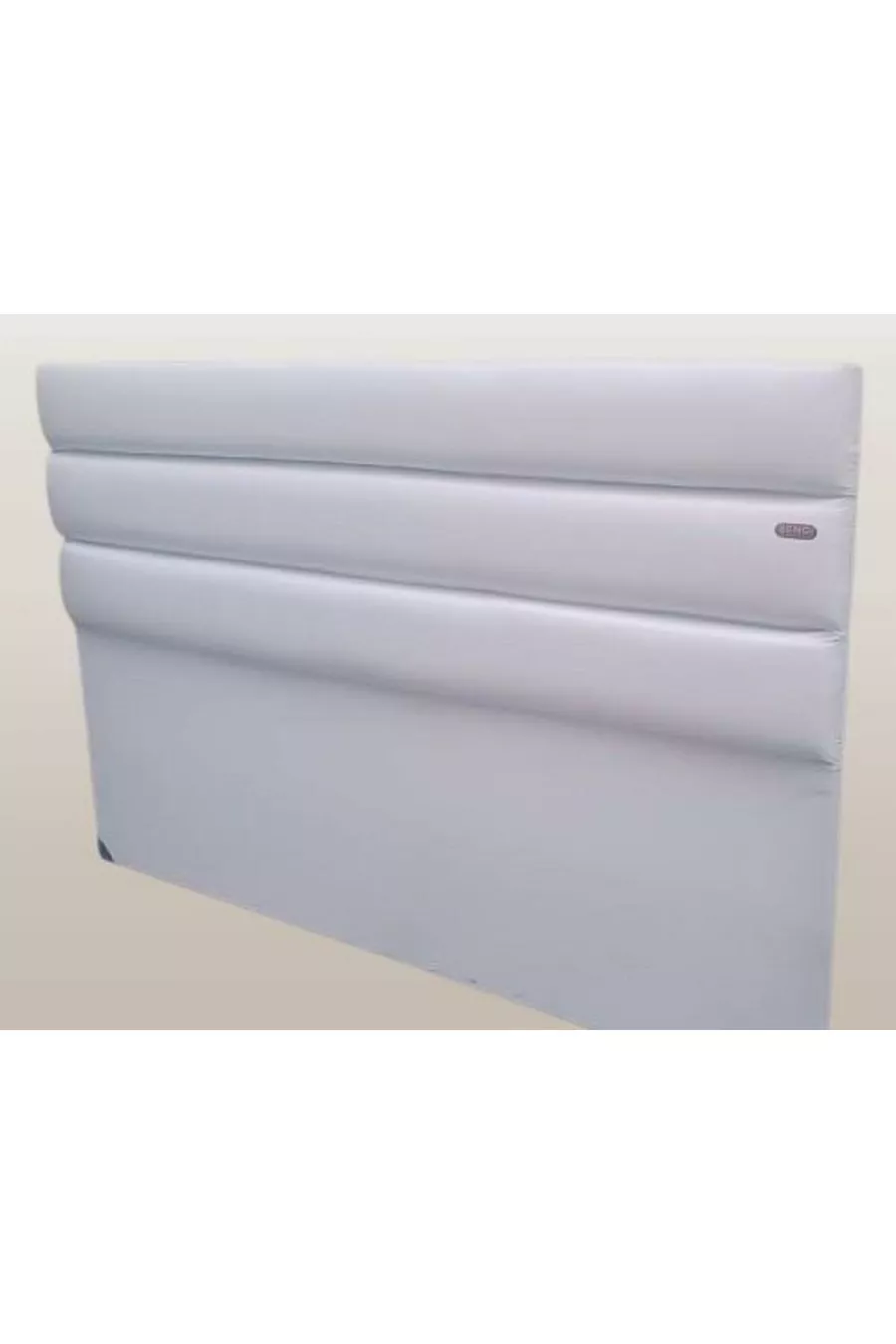 Titel DK Doppelbett Künstliches Leder Stoff Modell Weiß Farbe Handgemacht