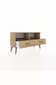 Arges Dressoir 2 Planken 2 Lades Den/Antraciet/Den