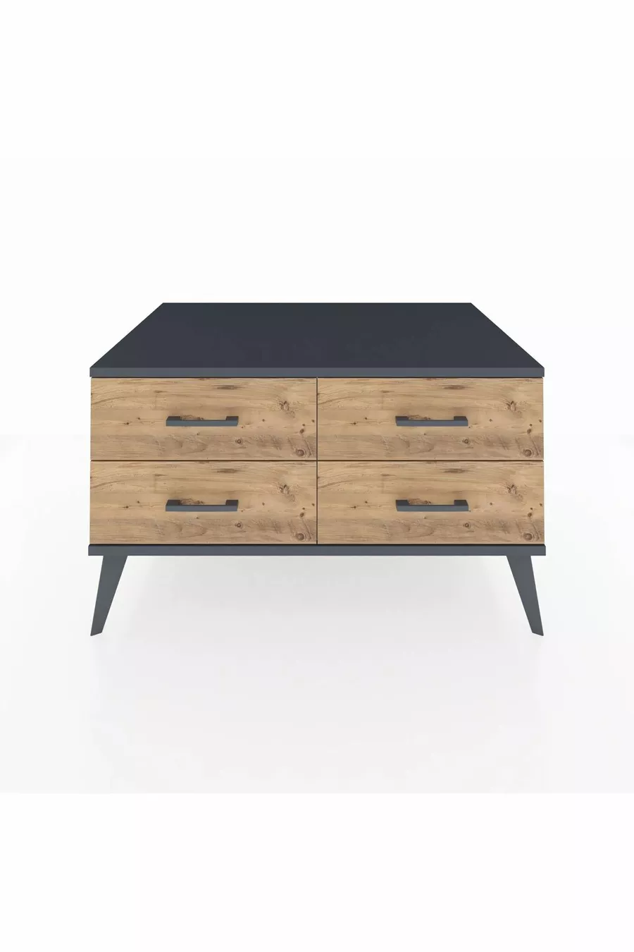 Kronos Kast 4 Planken Agaat-Antraciet/Den