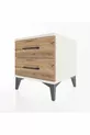 Commode Hyperion 2 tiroirs Pierre de lune-Pin