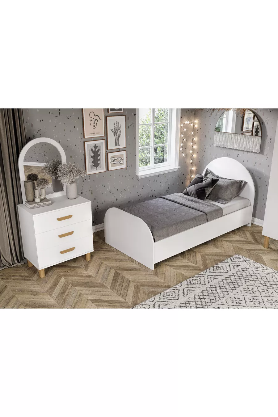 Güneş Boheemse Kinderkamer Set Helemaal MDF