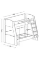 Bohemlife Bunk Bed Bottom and Top (Including Bottom Bed)