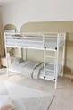 Lits superposés en métal premium Mix Compatible avec matelas Lit superposé blanc amovible