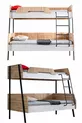 Bunk Bed, Alba Wide Bunk Bed, cm - cm