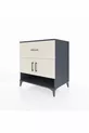 Kronos Dresser with 2 Shelves, 1 Drawer, 2 Doors, Anthracite-Ash