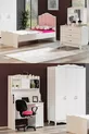 Water Wit Jongenskamer - 3-Deurs Kast, Bed, Bureau, Ladekast