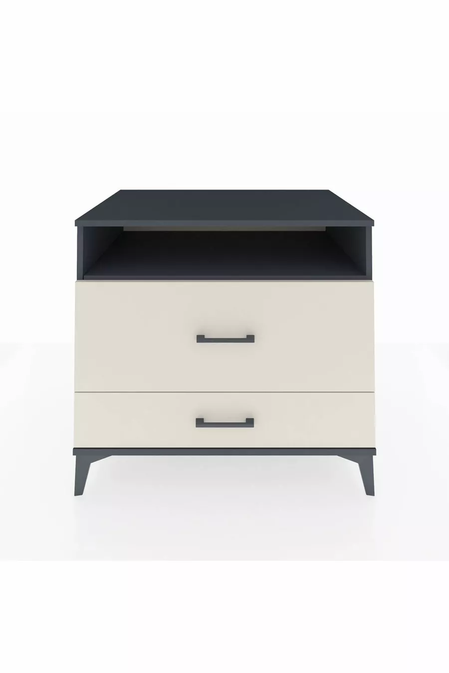 Kronos Dressoir Enkel Plank 2 Laden Antraciet-Leisteen
