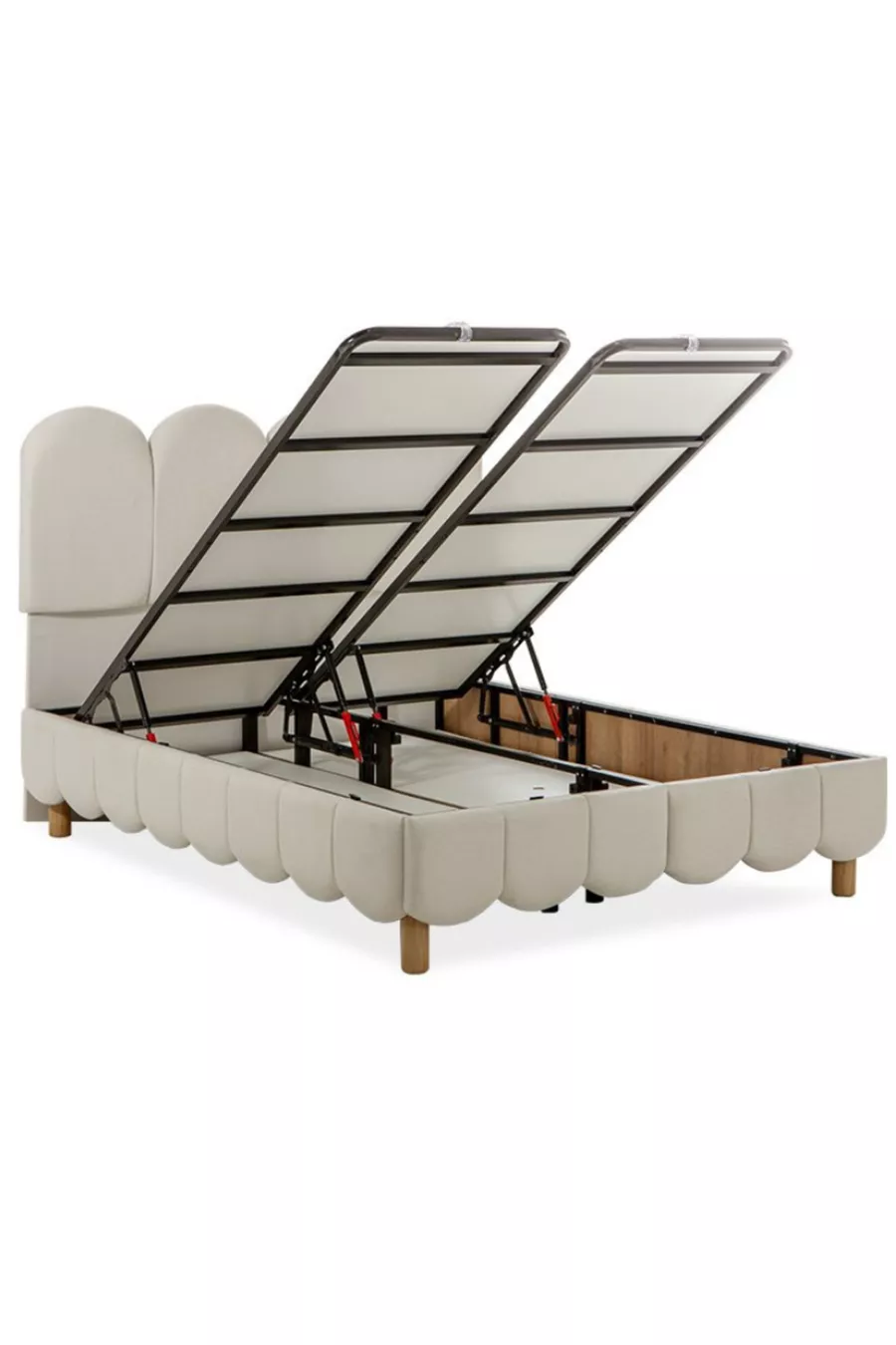 Ensemble de lit Eco Bohème / Cadre + Tête de lit + Matelas