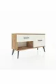 Commode Arges 2 tiroirs Pin-Pin / Pierre de lune