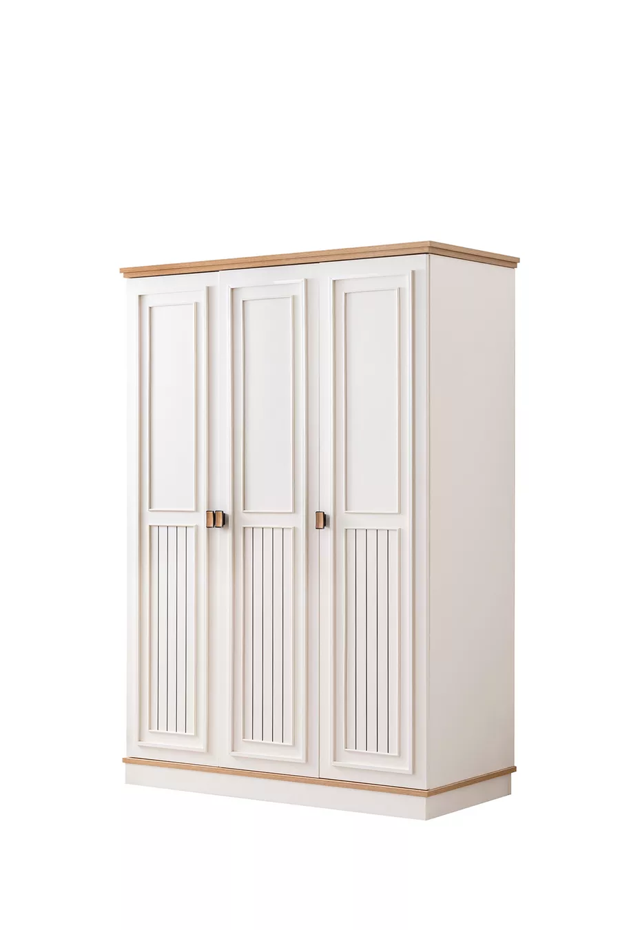 Chambre d'enfant, Armoire Zenit à 3 portes, Lit en sofa avec barrières pour enfants