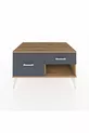 Commode Kronos 2 tiroirs Pin-Pin/Anthracite