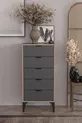 Arden 5-Schubladen-Kommode, Wäschekorb