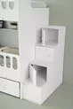 Shutter Bunk Bed Model with Membrane Coating and Steel Support, Double Protective