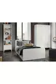 Ensemble chambre d'adolescent moderne Akasya blanc - 4 pièces et entièrement en MDF de première qualité