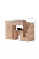 LIT SUPERPOSÉ RUSTIQUE ARMOIRE BUREAU