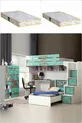 Ranza, Summer Ranza Stapelbed Tafel Kast 2 Stuks Comfortmatras
