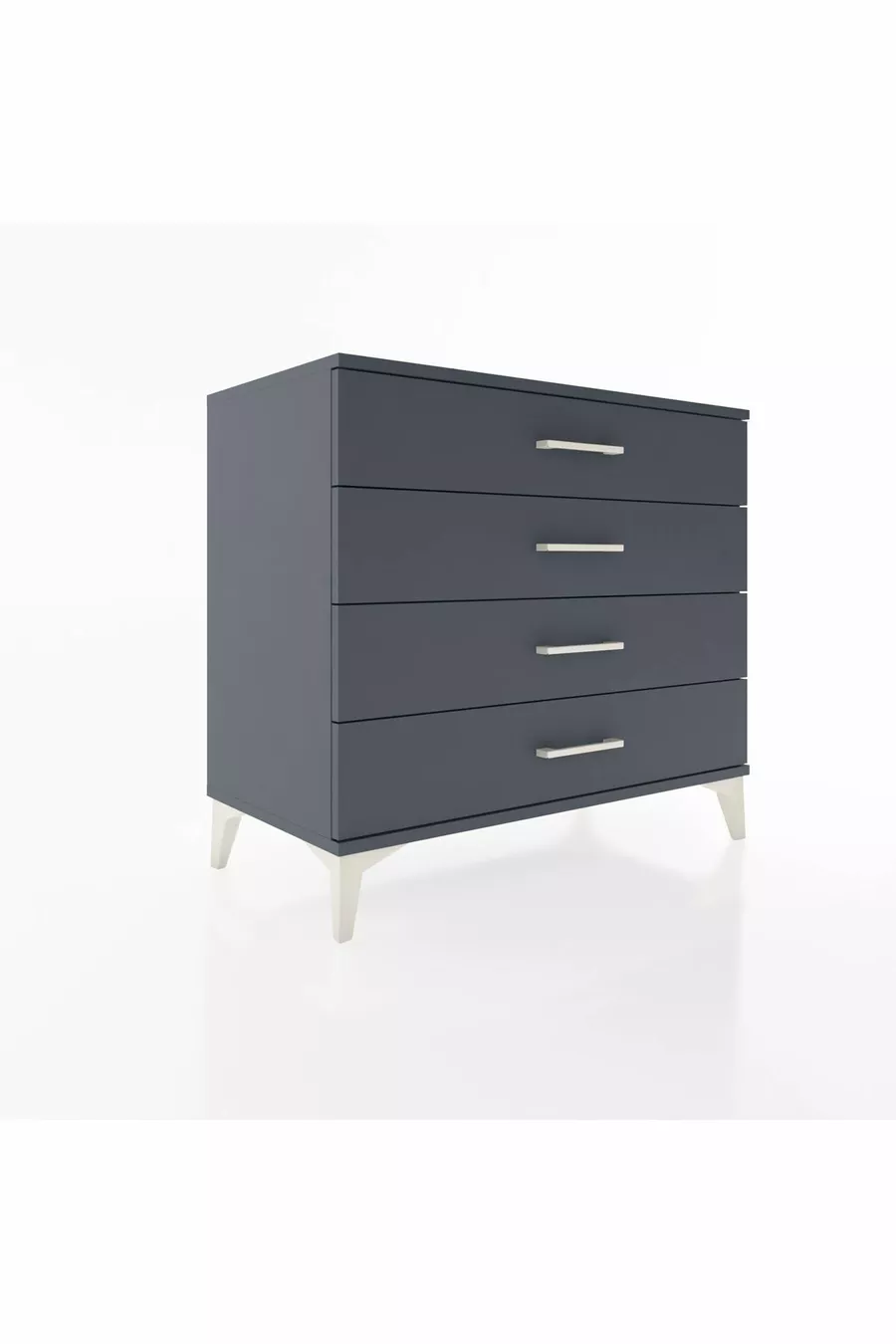 Commode Hyperion 4 tiroirs Anthracite-Anthracite